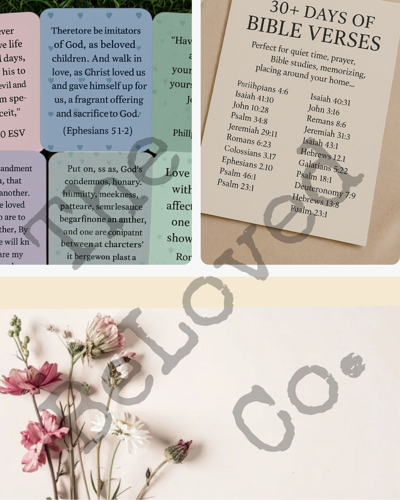 30+ Memory Verse Cards