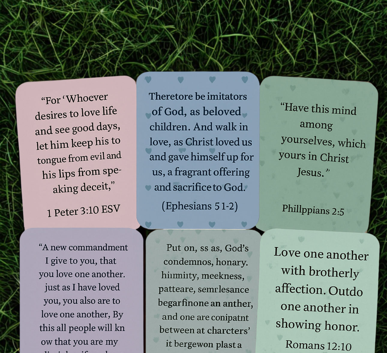 30+ Memory Verse Cards